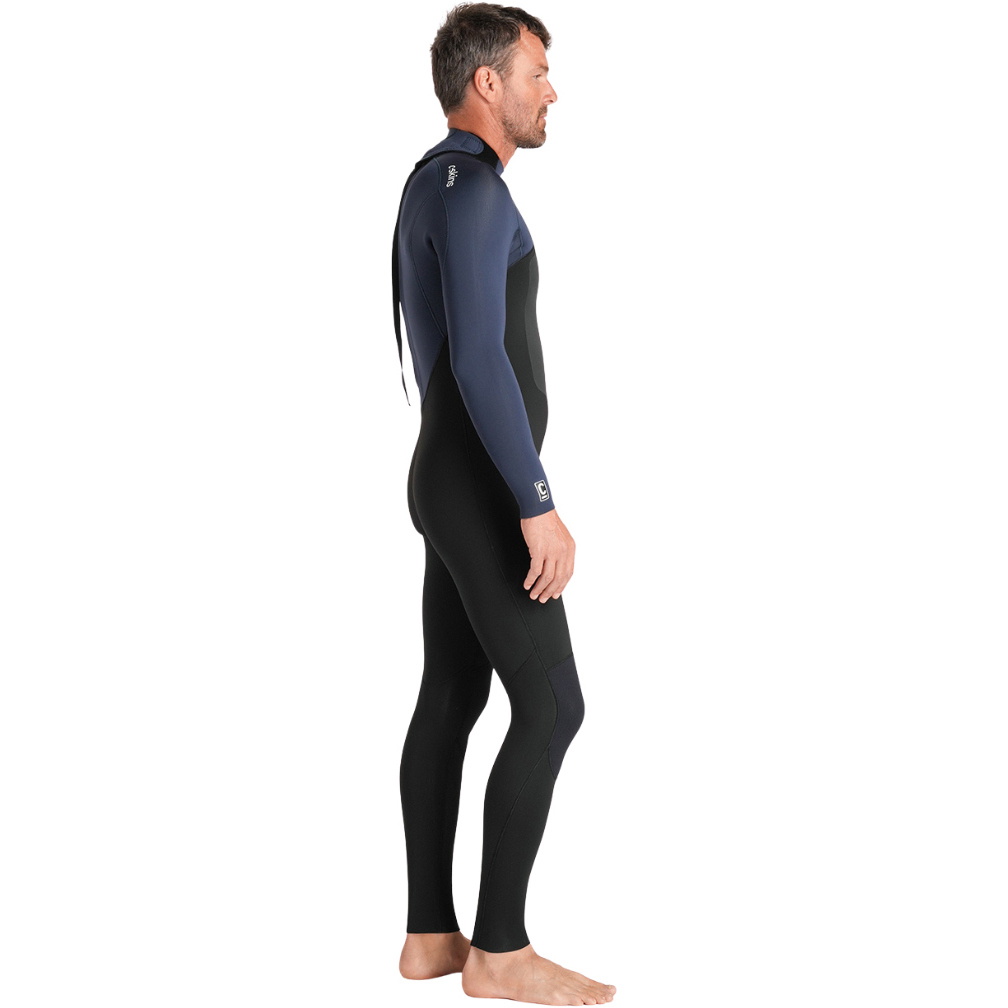 2026 C-Skins Da Uomo Nuwave Legend 3/2mm Back Zip Muta C-NLE32MBZ - Black / Bluestone / Petrol